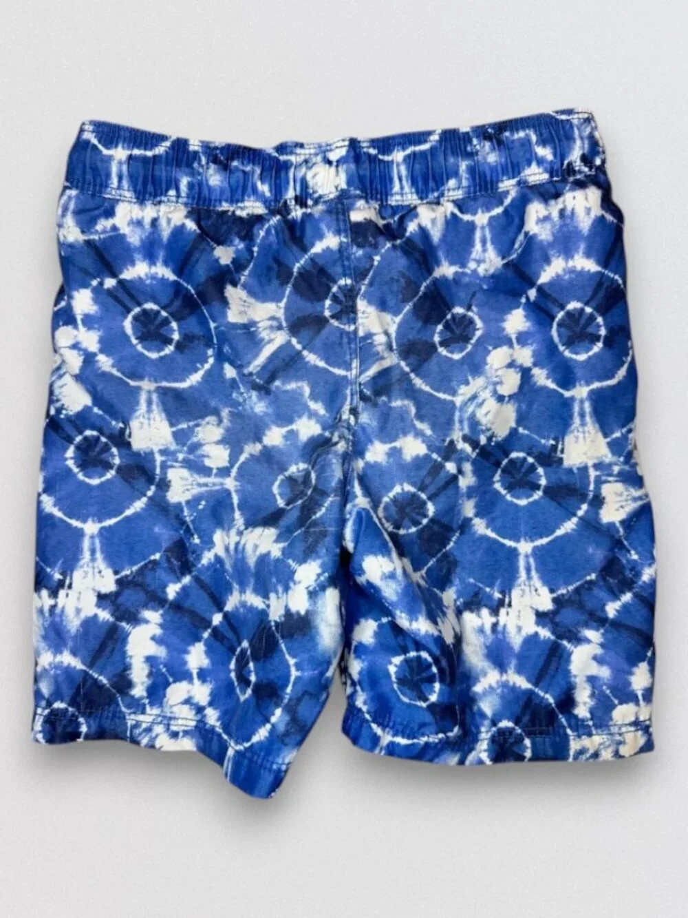 Boys Blue Tie Dye Swim Trunks Mesh Lined Swim Shorts Size 4T